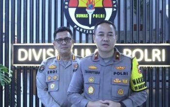 Karo Penmas Divisi Humas Polri, Brigjen Pol Trunoyudo Wisnu Andiko saat memberikan keterangan pers