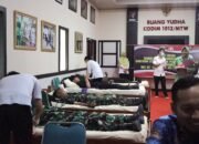 Tingkatkan Kepedulian dan Membantu Sesama, Kodim 1013/Mtw Gelar Kegiatan Donor Darah