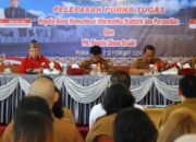 Pemkab Mura Pelepasan Purna Tugas Kepala Diskominfo SP dan Plt Kepala Dinsos