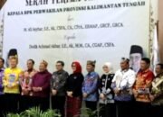 Bupati Mura Heriyus Hadiri Serah Terima Jabatan Kepala BPK Kalteng