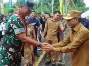 Bupati Heriyus Sambut Kedatangan Wakasad di Mura