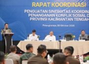 Kolaborasi Pemerintah dan Masyarakat Diperkuat, Rahmanto Muhidin Hadiri Rakor Polhukam di Palangka Raya