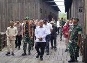 Bupati Heriyus Sambut Batalyon Infanteri TP 883, Mura Siap Sinergi Amankan Wilayah