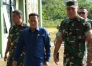 Peninjauan Lokasi, Bupati Murung Raya Pastikan Pembangunan Yon TP 883 Berjalan Lancar