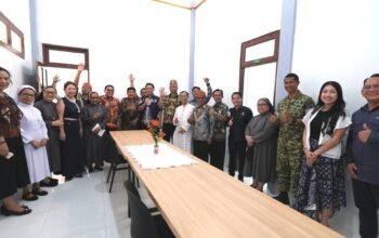Hadiri Peresmian Biara Elioteria, Bupati Heriyus Tegaskan Visi Pemkab yang Religius