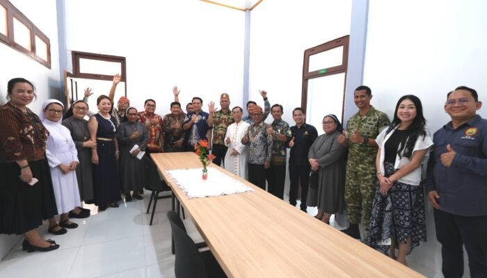 Hadiri Peresmian Biara Elioteria, Bupati Heriyus Tegaskan Visi Pemkab yang Religius